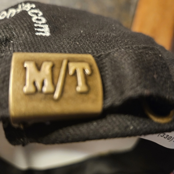 Mickey Thompson Performance Tires & Wheels Adjustable Strap Belt Black Hat. NOS - Picture 4 of 5